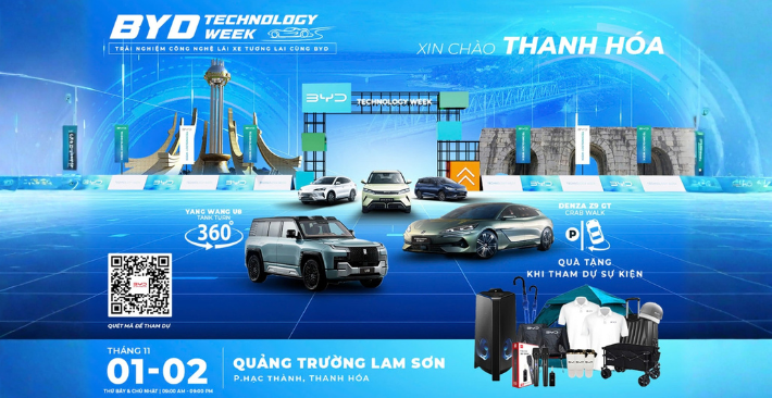 TECHNOLOGY WEEK BYD 2025: DẤU ẤN CÔNG NGHỆ TƯƠNG LAI TẠI THANH HÓA