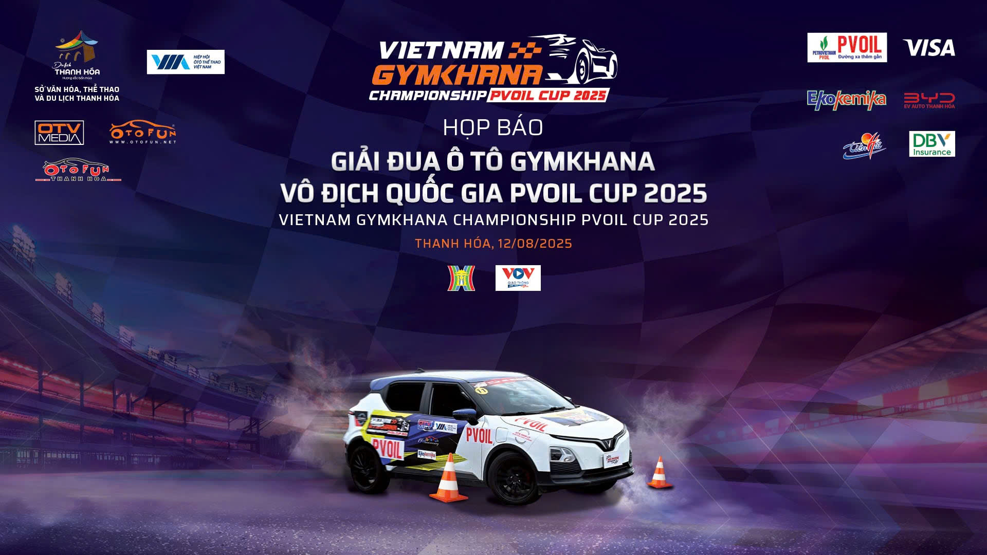 BYD Thanh Hoá đồng hành cùng Giải Đua Ô Tô Gymkhana Vô Địch Quốc Gia PVOIL Cup 2025